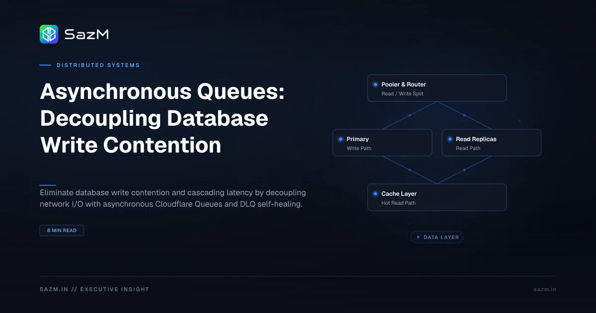 Asynchronous Queues: Decoupling Database Write Contention — Architectural Reference Specification