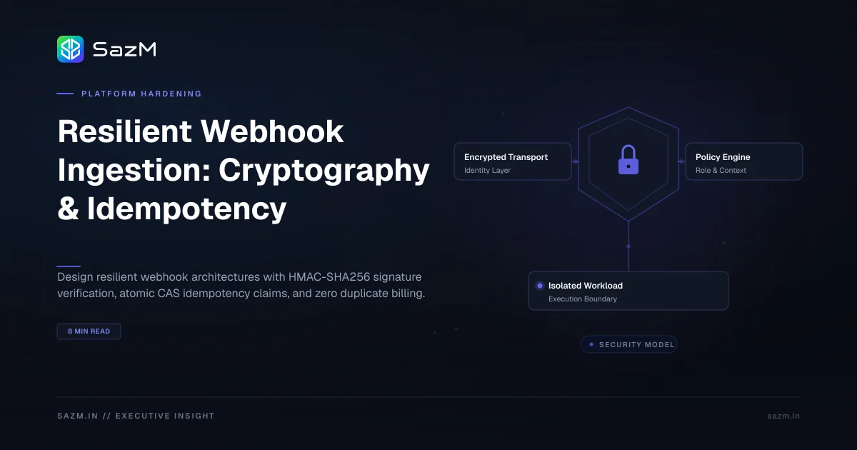 Resilient Webhook Ingestion: Cryptography & Idempotency — Architectural Reference Specification