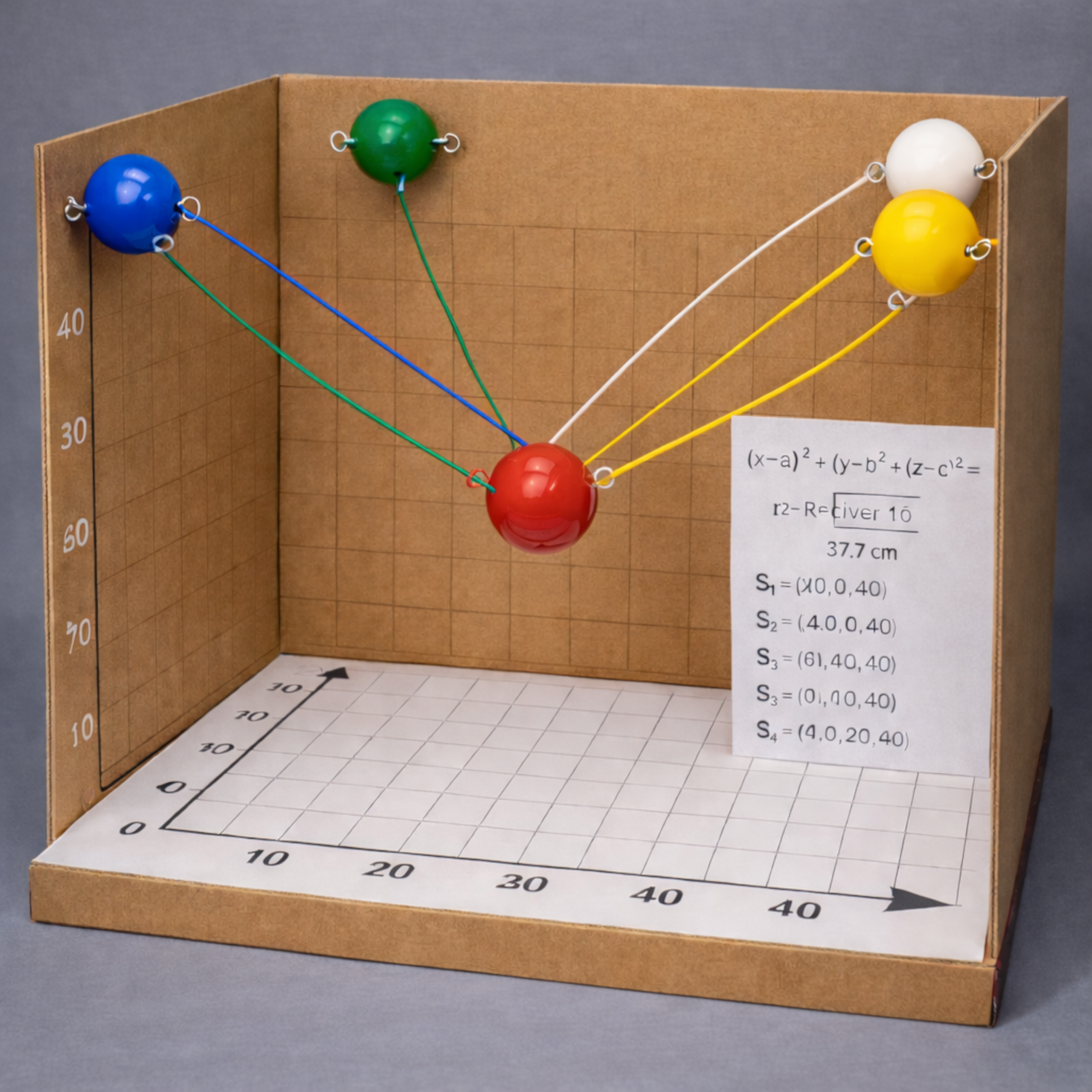 🛰 Build a 3D GPS Trilateration Model for School Expo