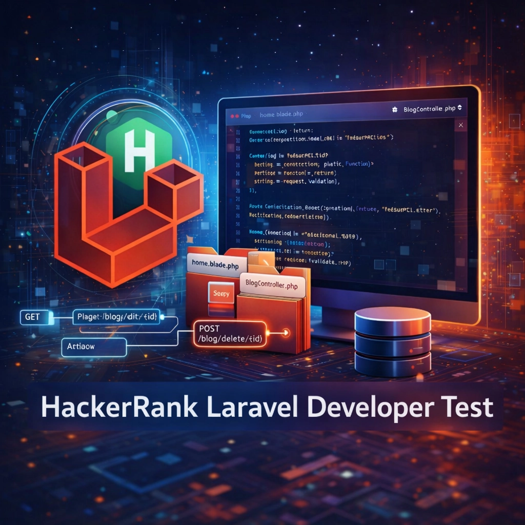 π HackerRank Senior Laravel Developer Test β Blog CRUD Challenge Breakdown