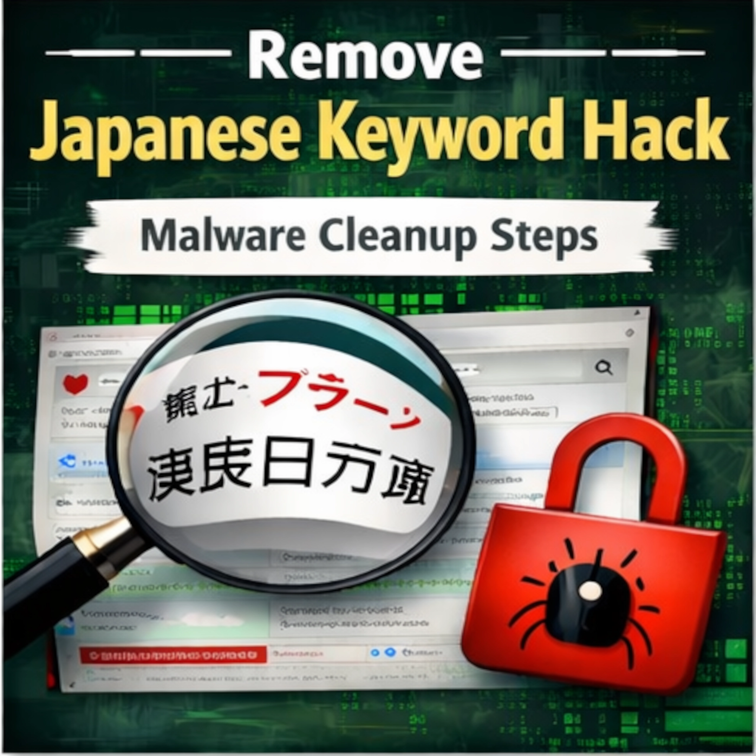 How to Remove Japanese Keyword Hack in WordPress (Step-by-Step Guide)