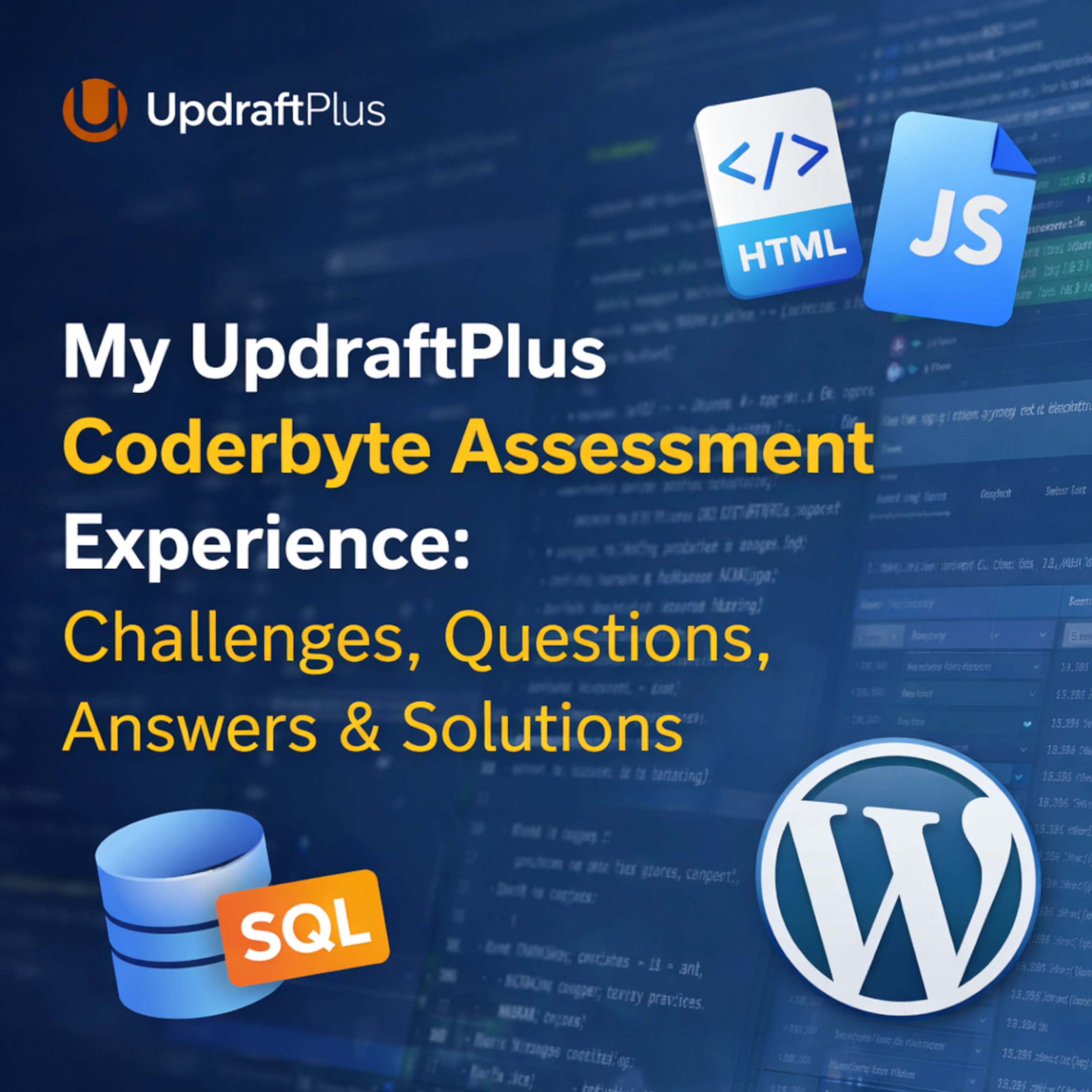 ๐ UpdraftPlus Coderbyte Technical Assessment โ Challenges and Solutions Breakdown