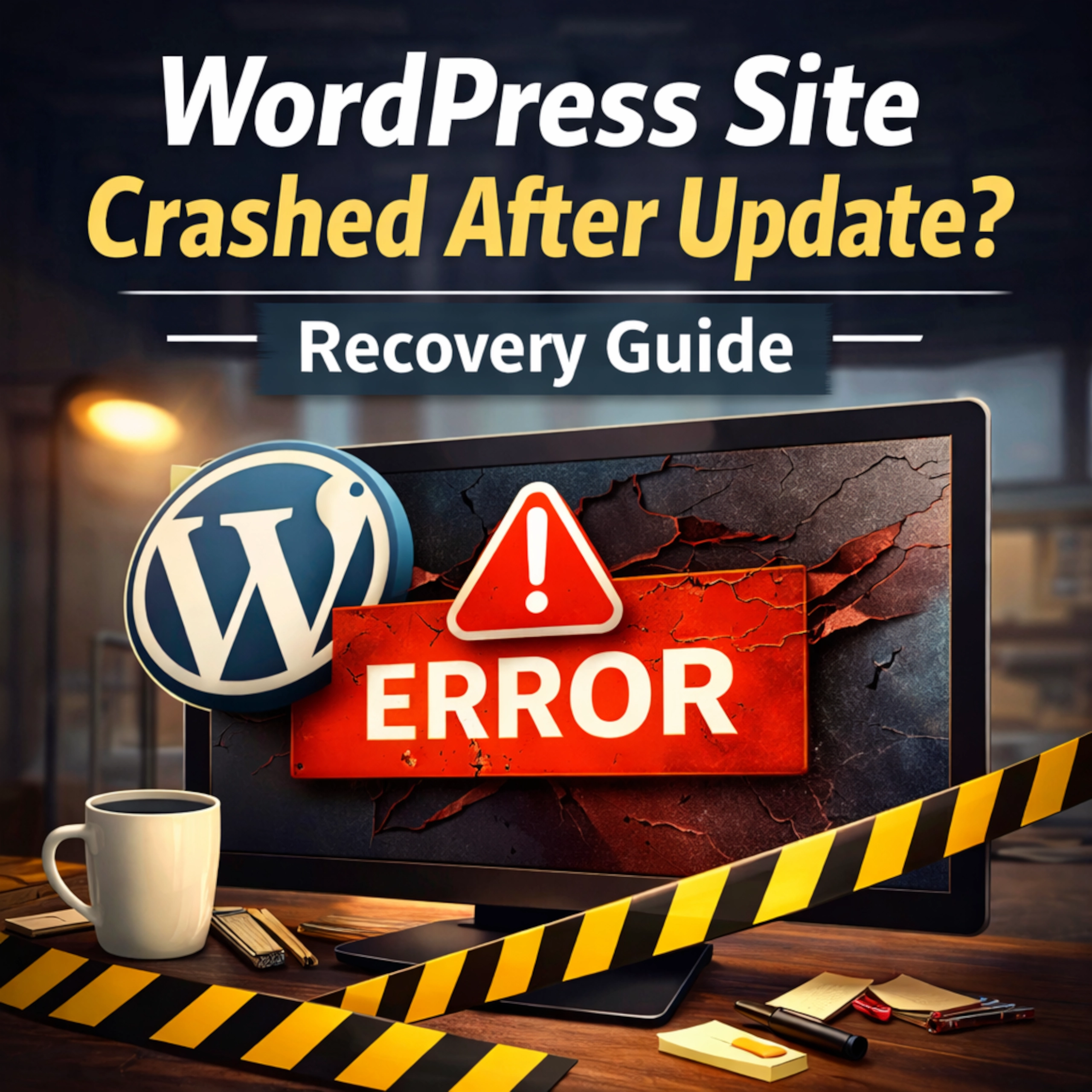 WordPress Site Crashed After Update? Here’s How to Recover It Safely