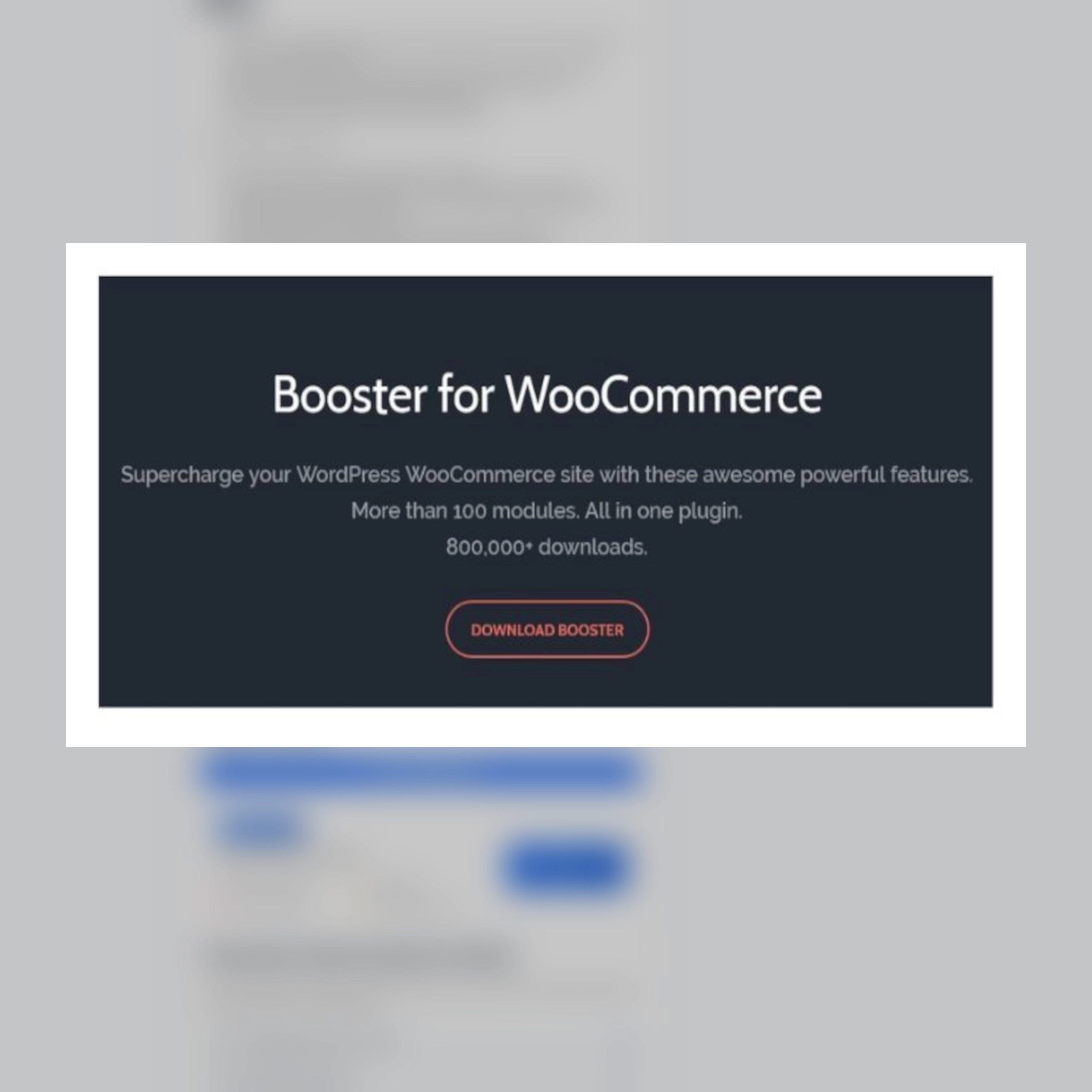 Booster Plus for WooCommerce