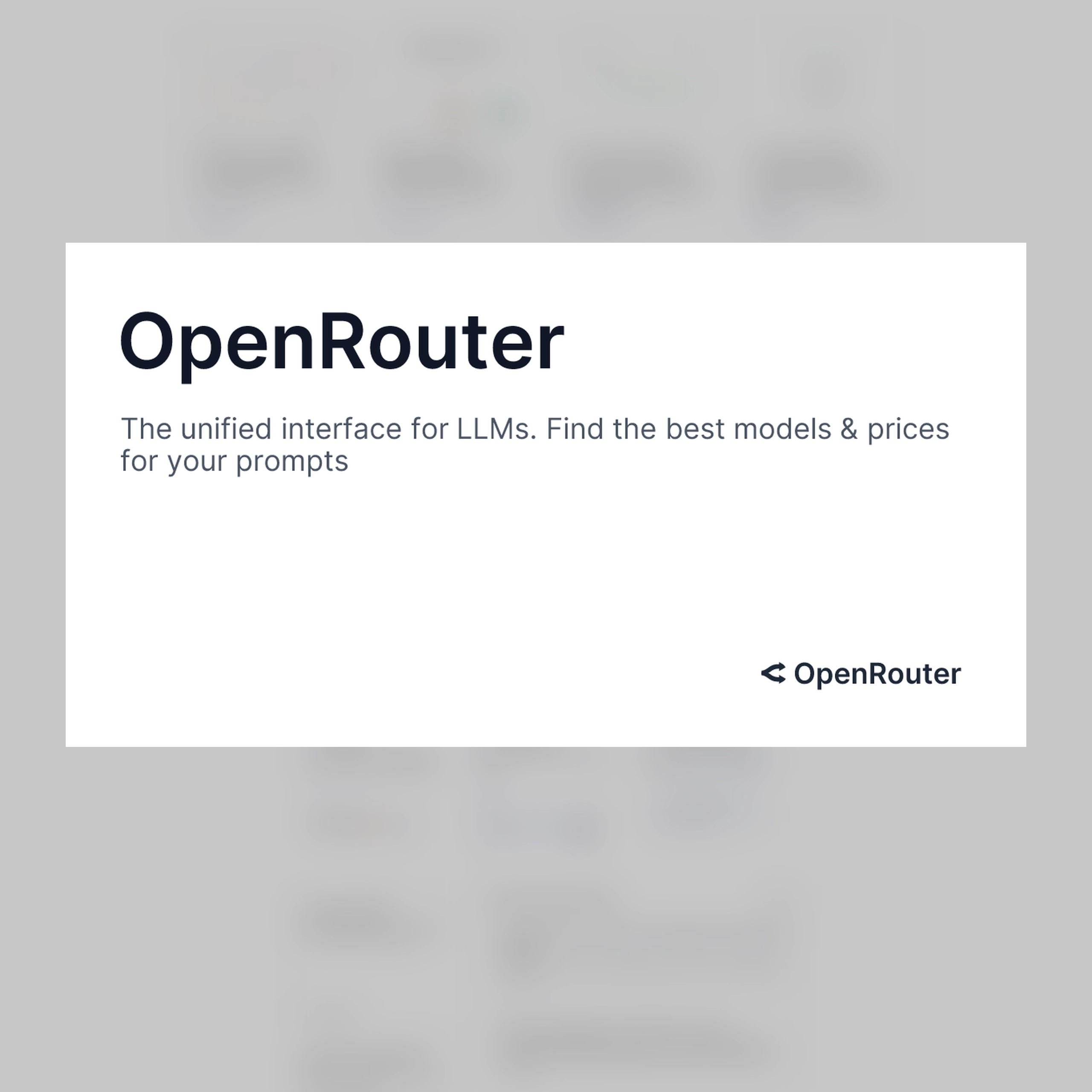 OpenRouter