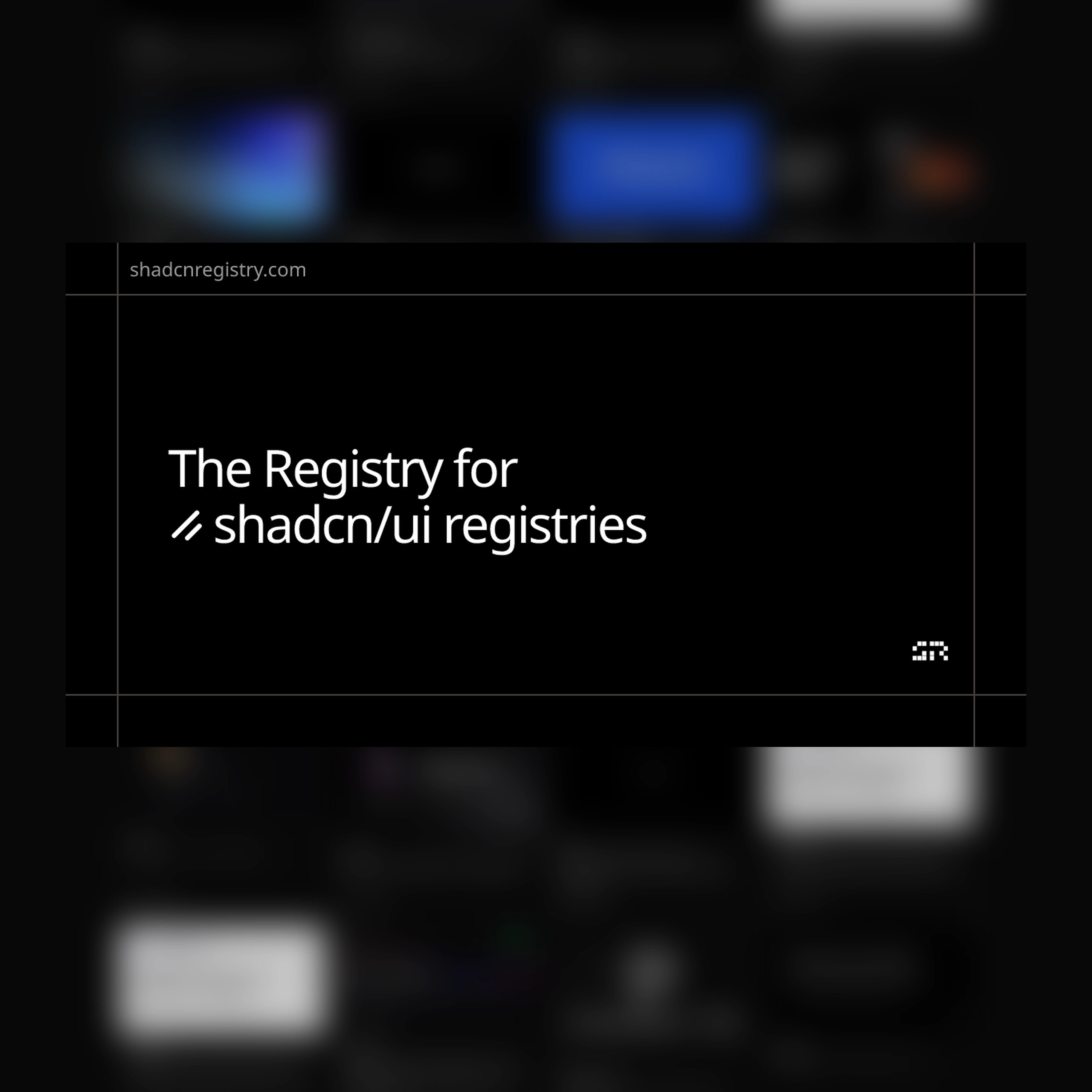 shadcn Registry