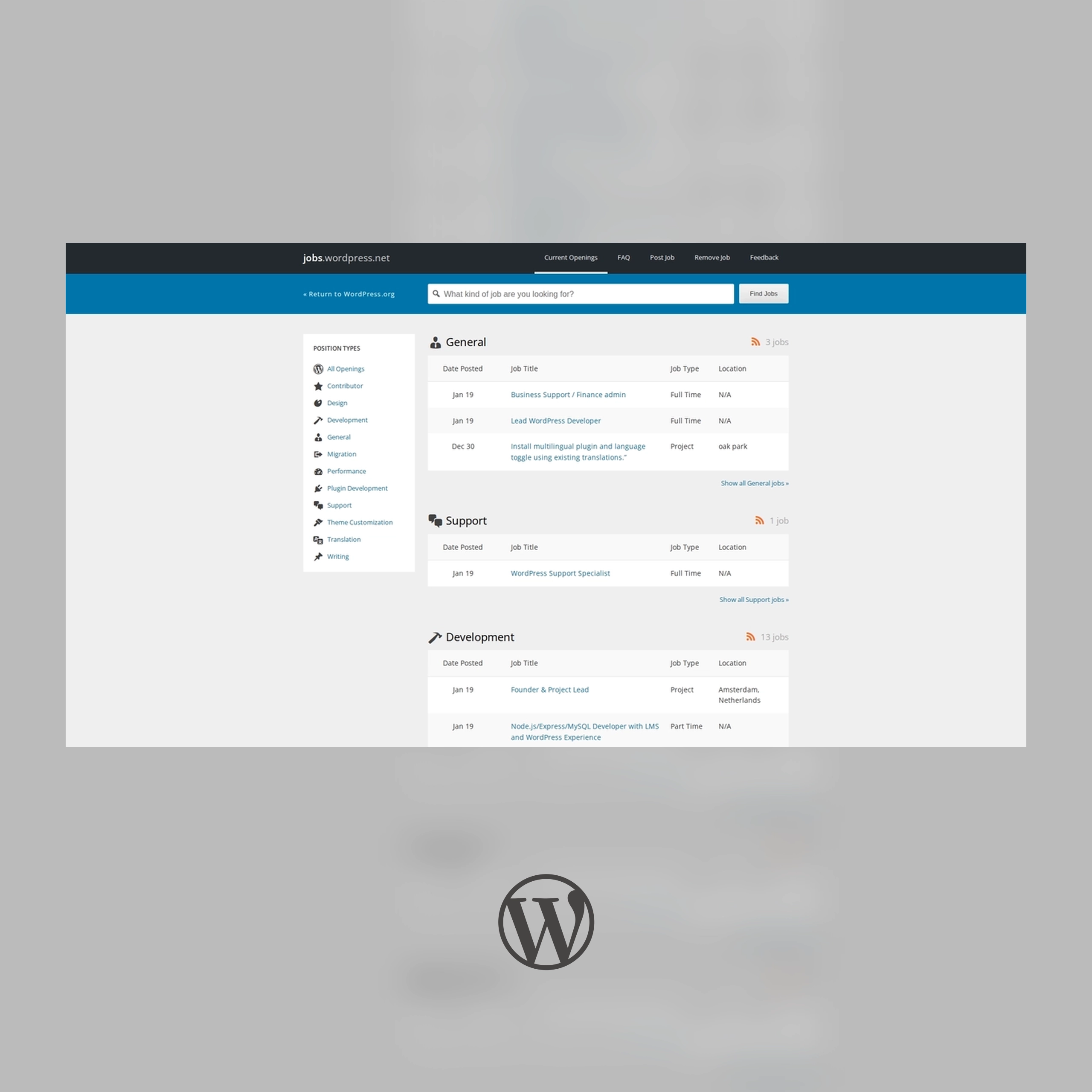 WordPress Jobs