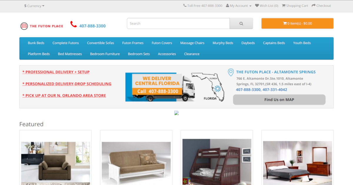 Bunk Beds Futons and More project card image