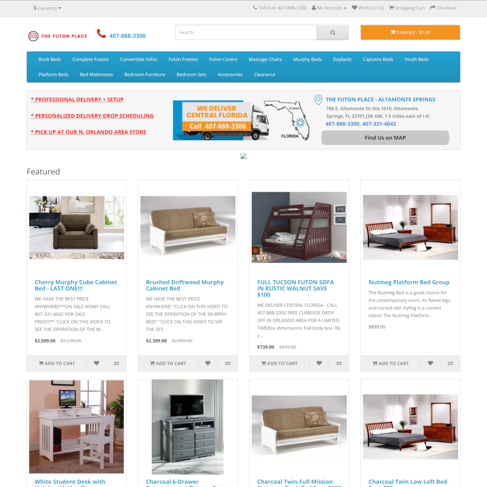 Bunk Beds Futons and More project screenshot