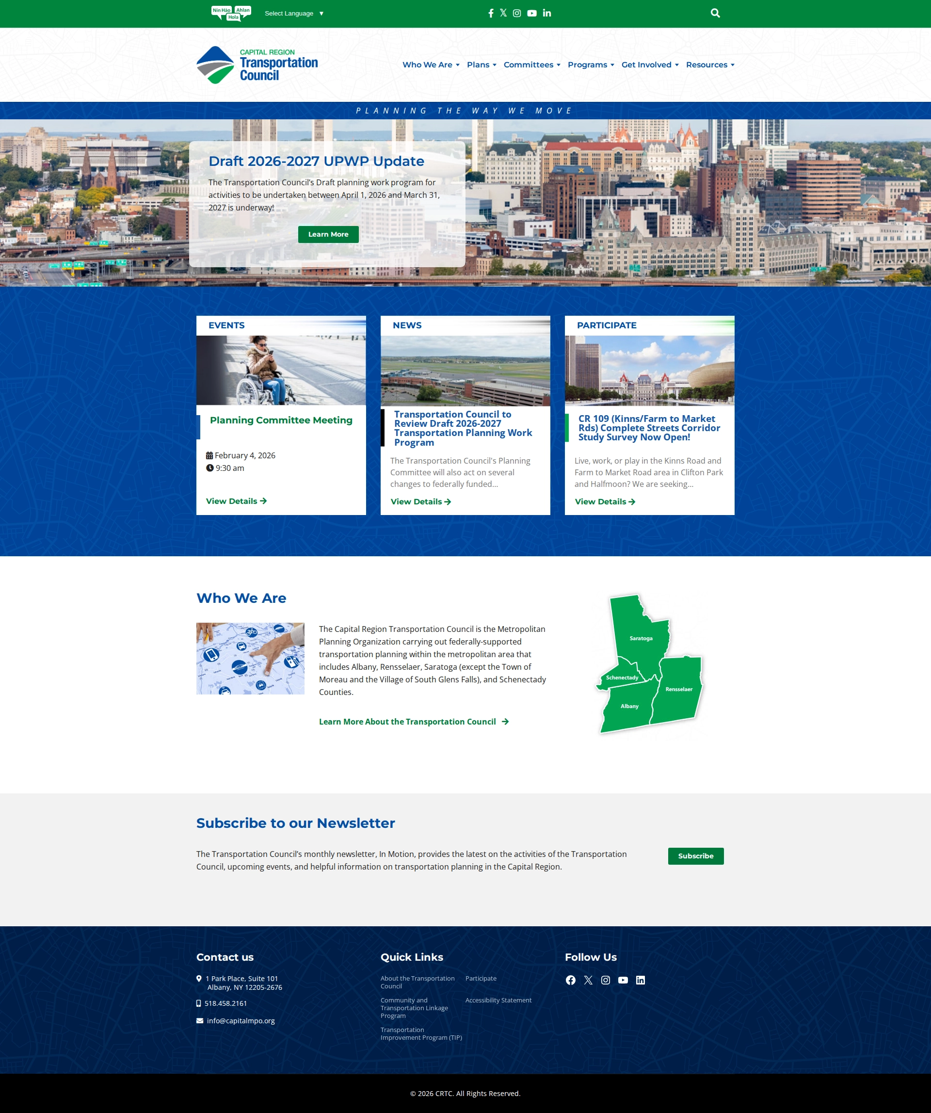 Capital MPO project screenshot