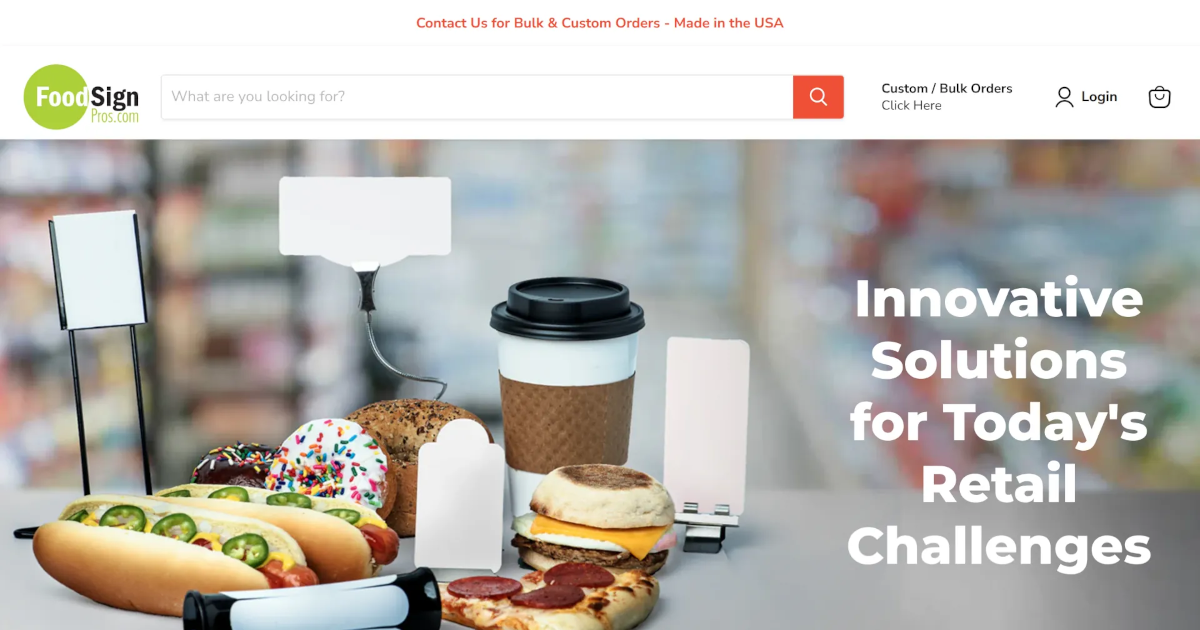 Food Sign Pros project card image