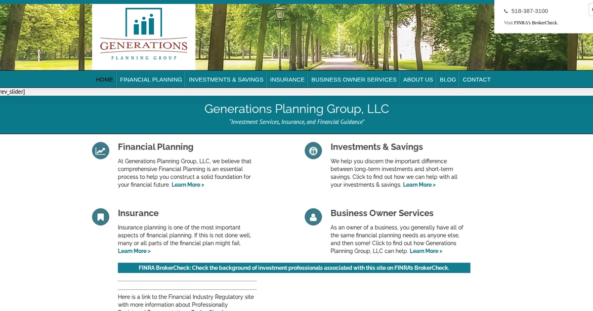 Generations Planning Group project card image