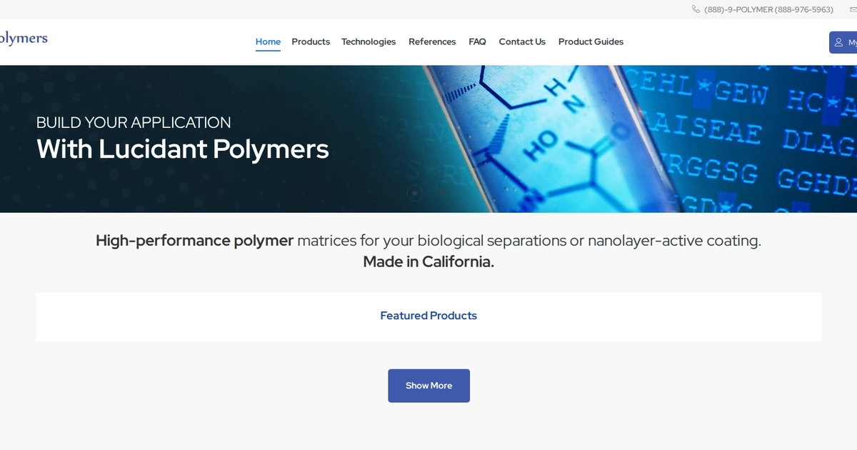 Lucidant Polymers project card image