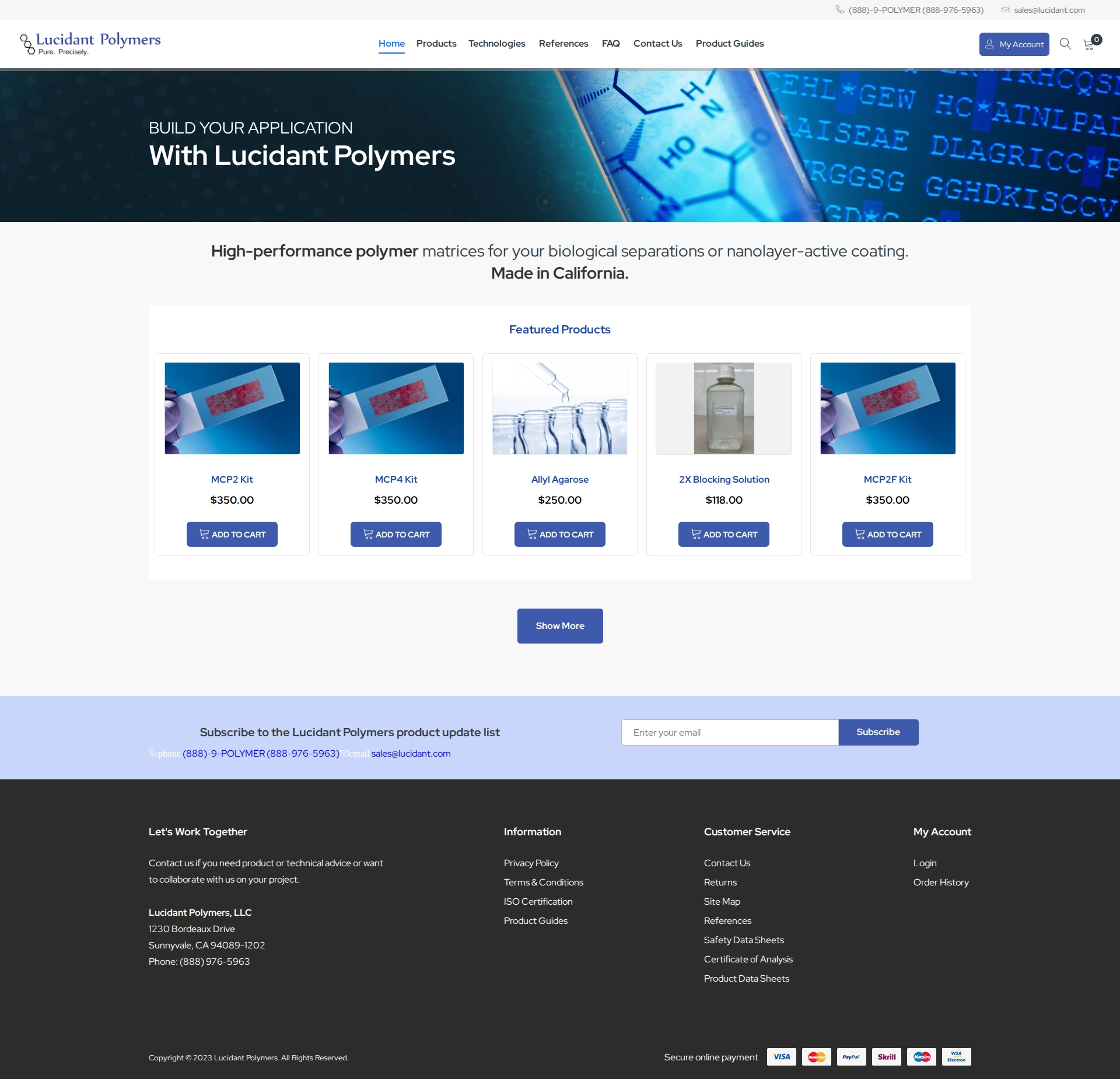 Lucidant Polymers project screenshot