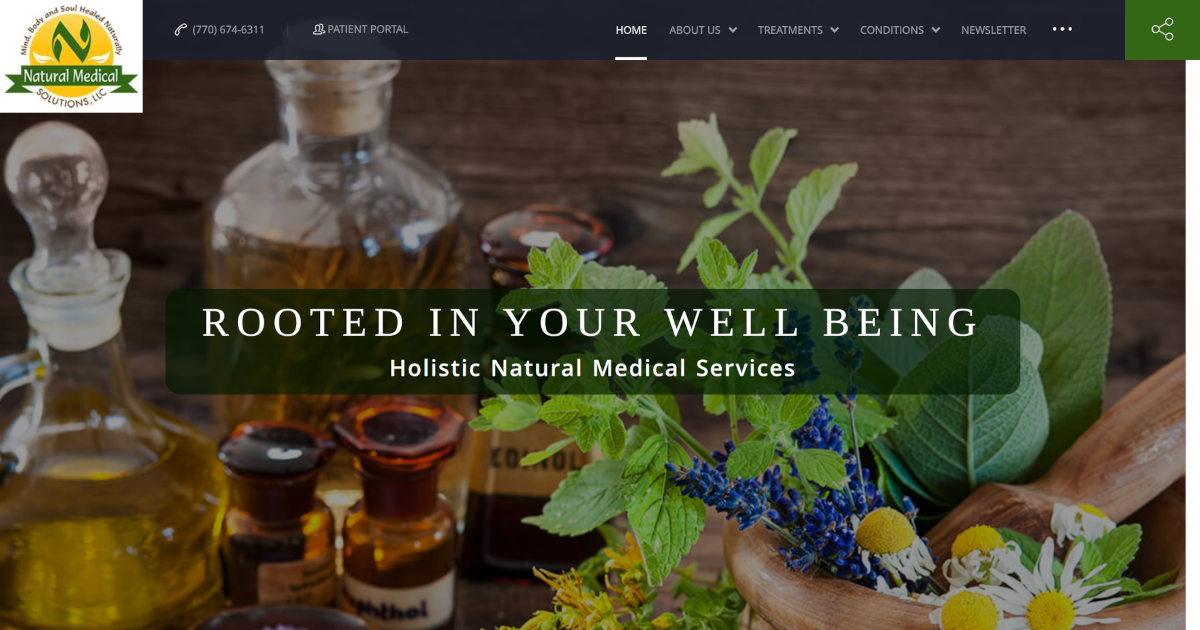 Natural Medical Solutions project card image