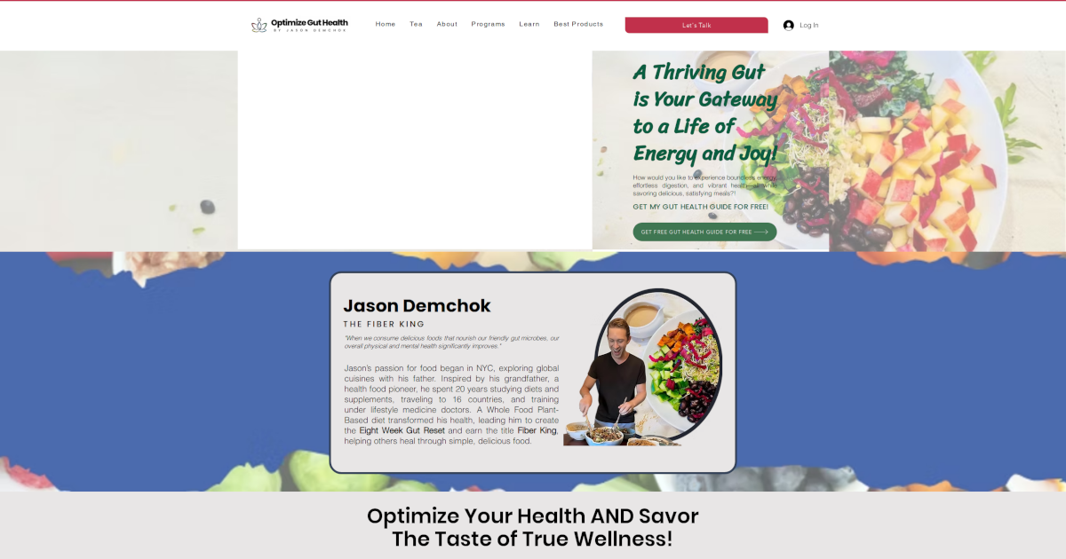 Optimize Gut Health project card image