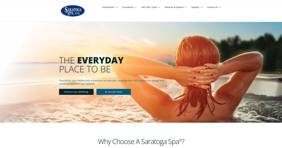 Saratoga Spas project card image