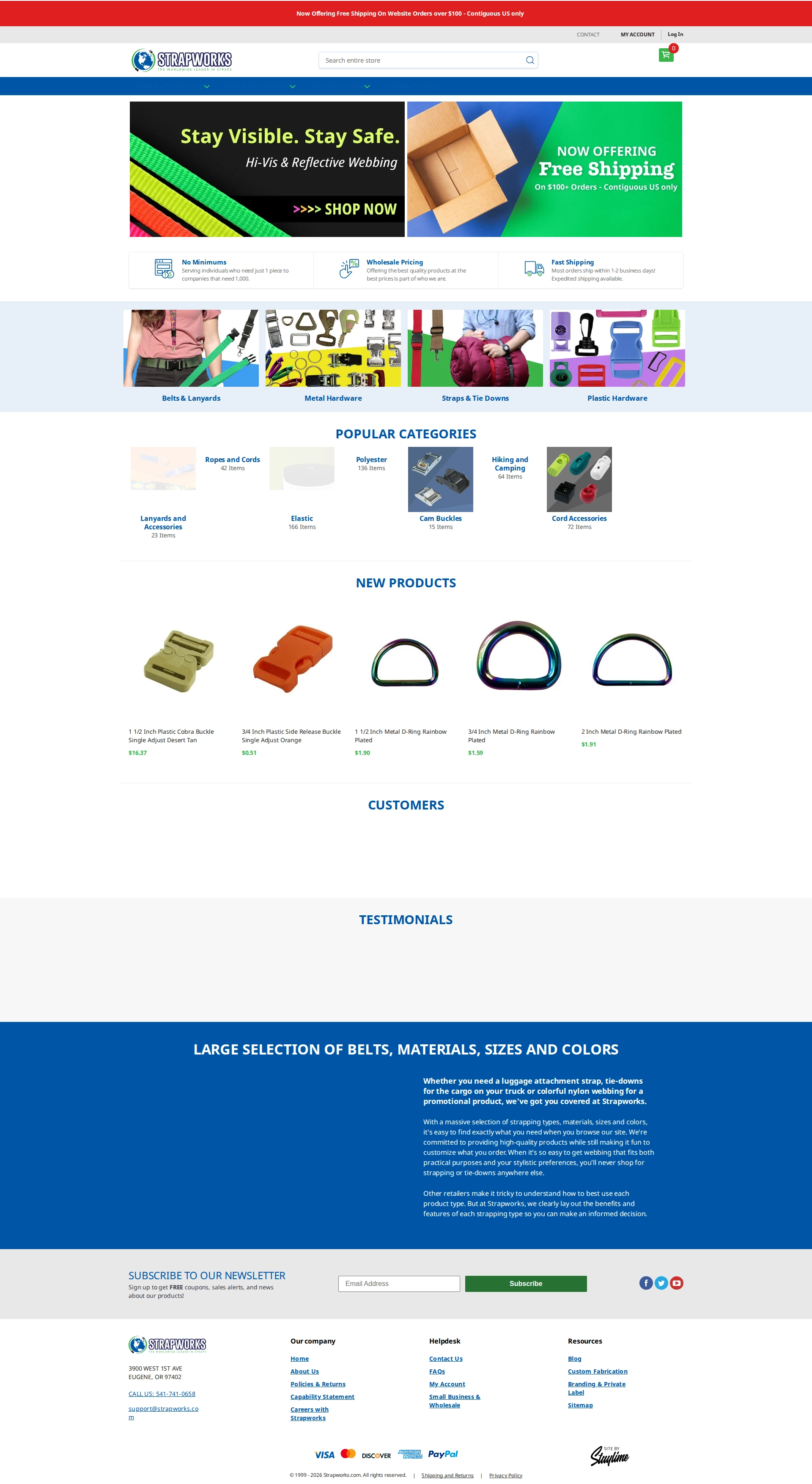 Strapworks project screenshot