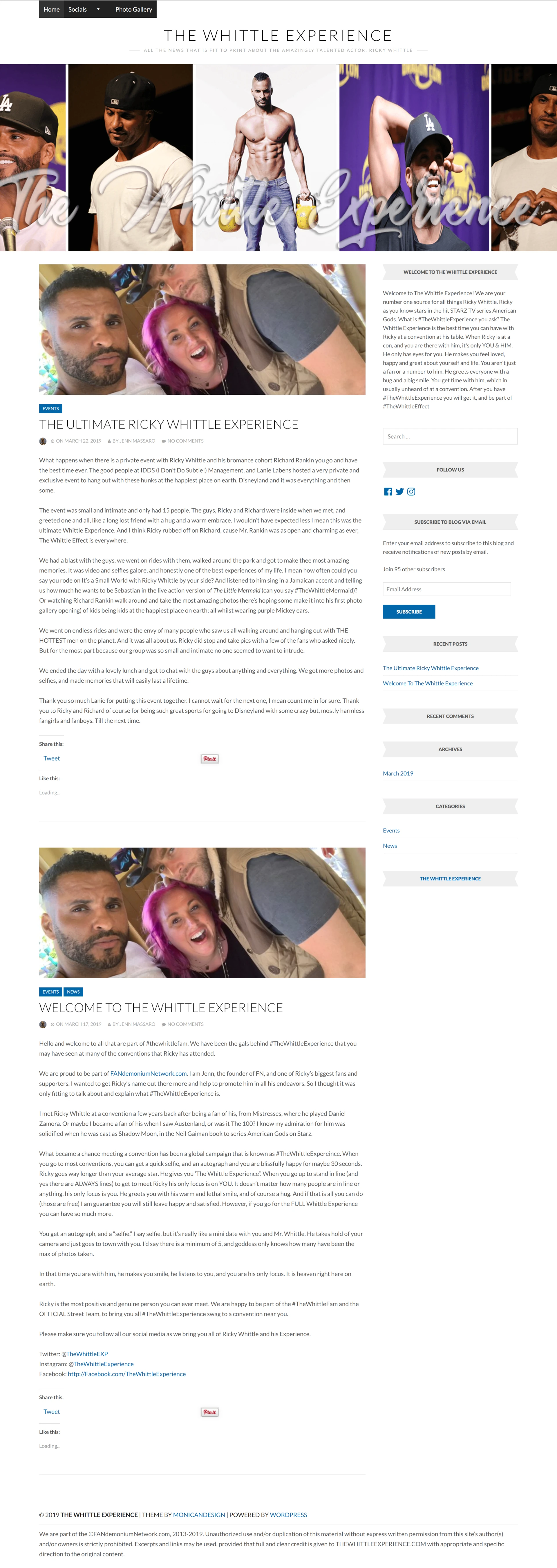 The Whittle Experience