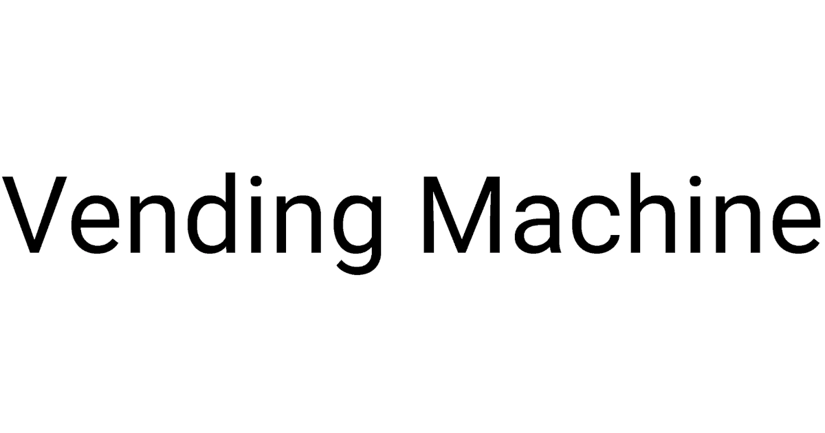 Vending Machine project card image