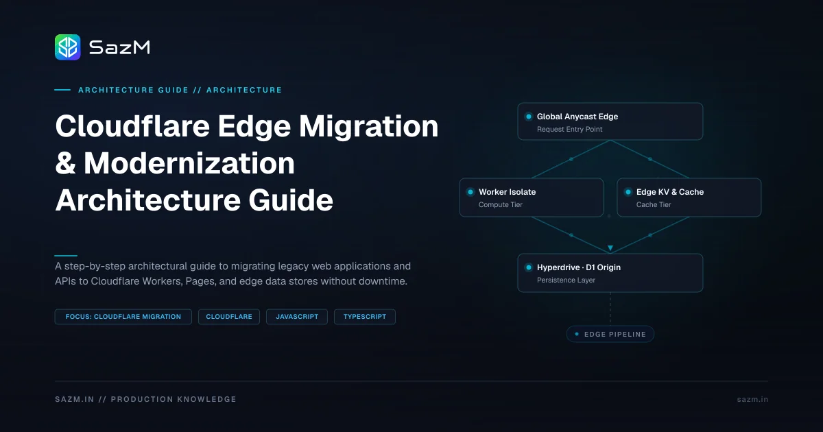 Cloudflare Edge Migration & Modernization Architecture Guide — Architectural Reference Specification