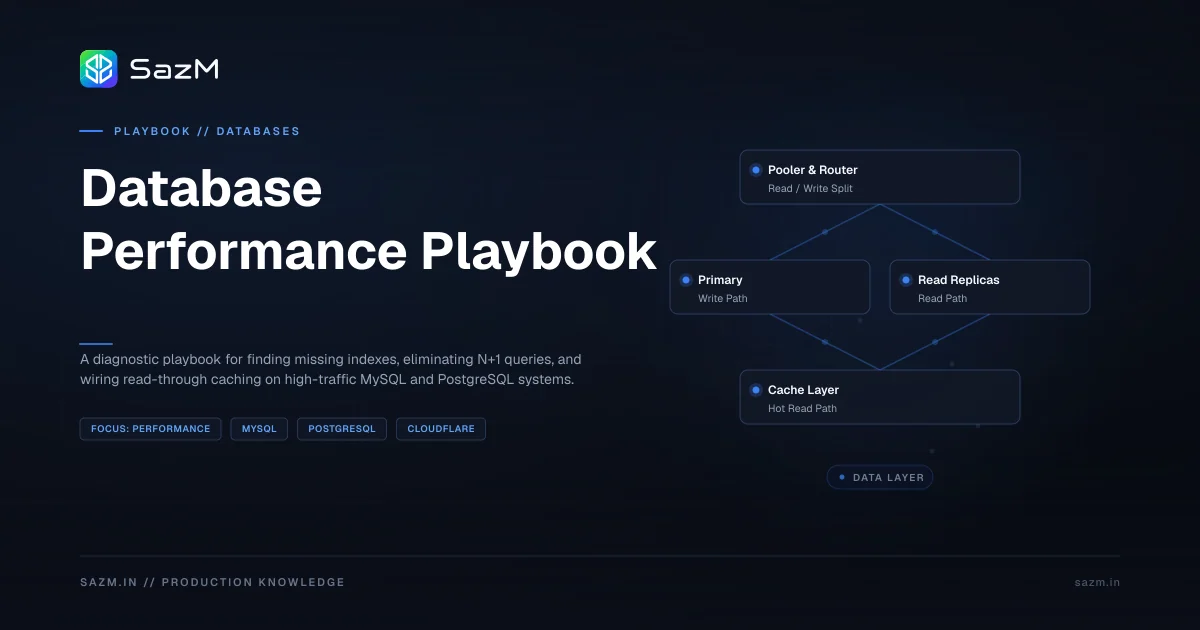 Database Performance Playbook — Architectural Reference Specification