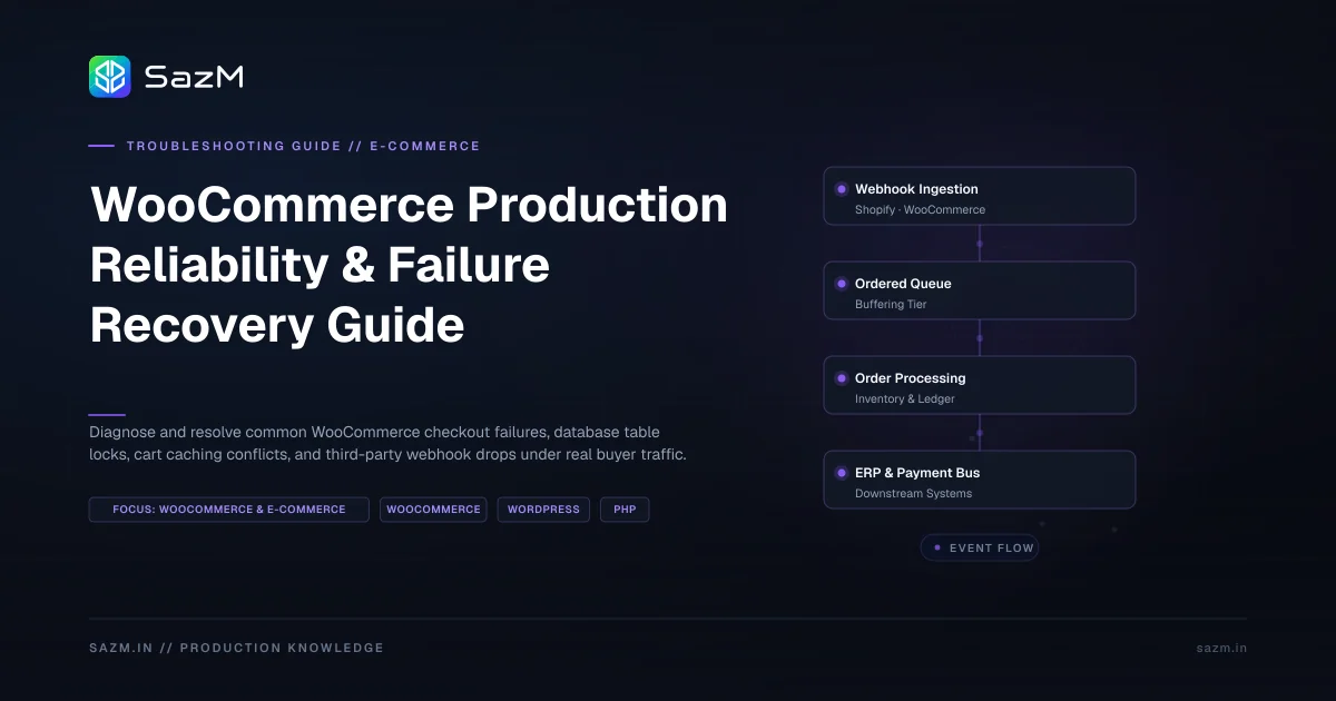 WooCommerce Production Reliability & Failure Recovery Guide — Architectural Reference Specification
